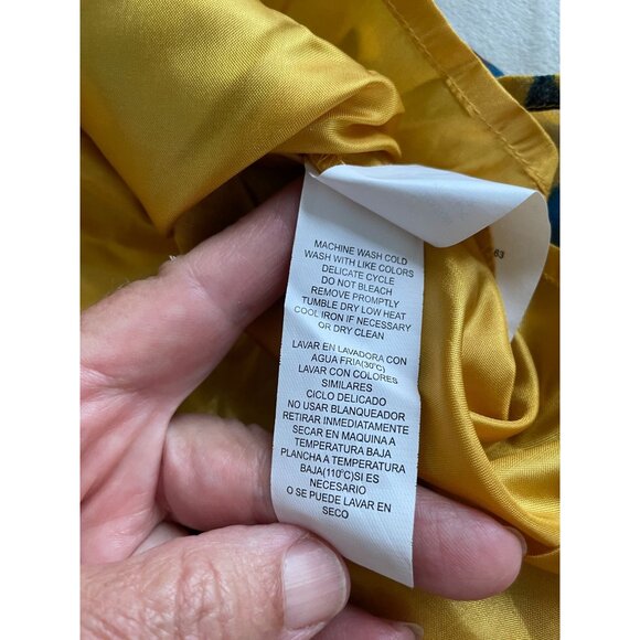 Mac + Jac Abstract Dress Flutter Sleeves Size M Whimsigoth - Picture 8 of 12